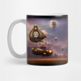 Steampunk airships Mug